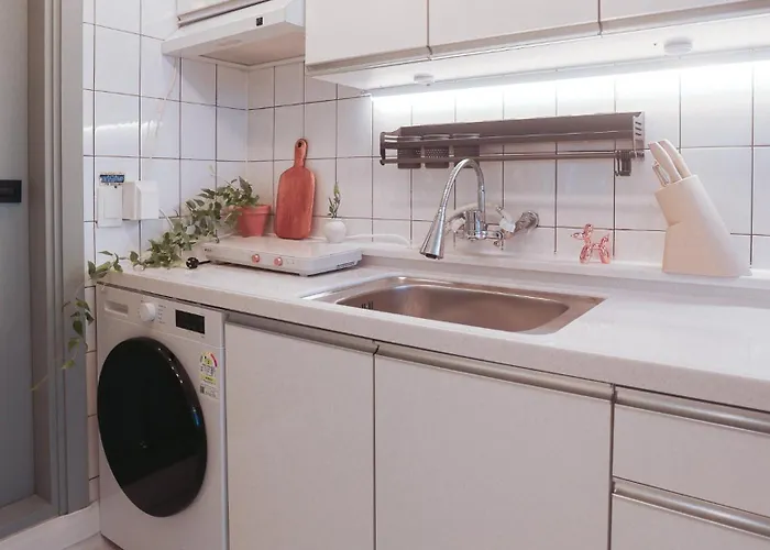Hongdae#hongik Univ Station 9 Min Walk#airport Railroad Access#free Parking#free Netflix#free Wifi#luggage Storage#washer And Dryer *