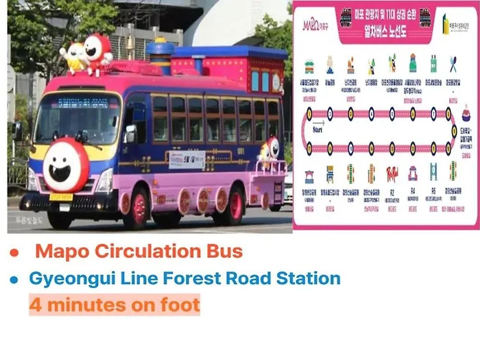 Hongdae#hongik Univ Station 9 Min Walk#airport Railroad Access#free Parking#free Netflix#free Wifi#luggage Storage#washer And Dryer